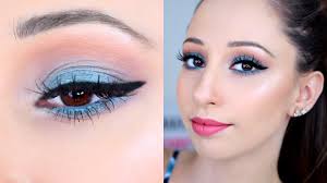light blue makeup tutorial essence g