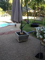 Cool Patio Umbrella Stand Planter