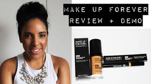 makeup forever hd foundation review