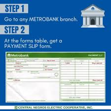 payment of ceneco bills via metrobank
