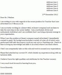 Cover Letter For A Teacher Icover Org Uk