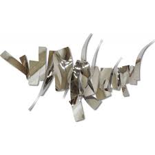 Rock Crevice Stainless Steel Wall Art