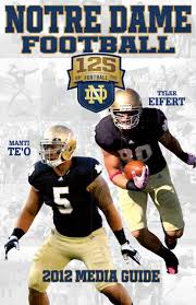 2012 Notre Dame Football Media Guide By Chris Masters Issuu