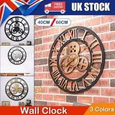 Large Roman Numeral Wall Clock Indoor