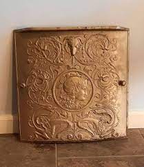 Early Vintage Fireplace Cover Ornate