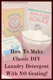 clic diy laundry detergent