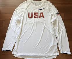 Pagesbusinessessports & recreationsports teamteam usa basketball. Nike Team Usa Basketball 2016 Olympic Warm Up Sz L Shooter Top T Shirt For Sale Online Ebay