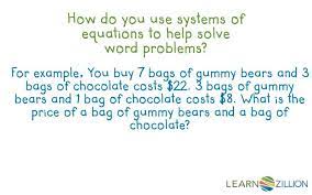 Equations To Help Solve Word Problems