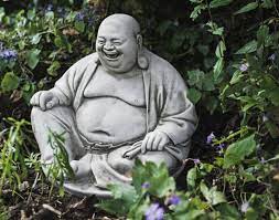 Happy Laughing Buddha Garden Statue