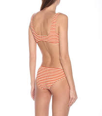 The Elle Striped Bikini Top