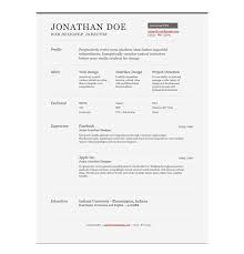 Resume Templates Download   Professional Resume Template and CV    