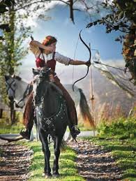mounted archery on horseback writing
