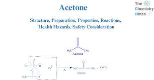 acetone preparation properties