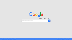 material design google homepage concept
