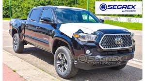 The toyota tacoma is a midsize pickup truck offered in six trim levels: Toyota Tacoma Trd Sport Upgrade 4x4 Double Cab For Sale Black 2019