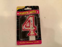birthday candle number