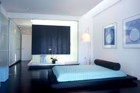 futon bed light blue bedroom ideas