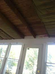 how to finish drywall around wood joists