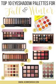 top 10 eyeshadow palettes for fall and