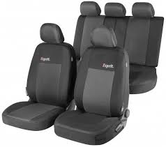 Kia Stonic Seat Covers Black Blue
