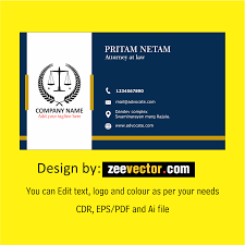 lawyer business card template free