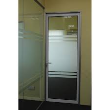 Aluminium Frame W Glass Door Leading