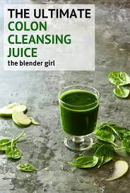 colon cleanse juice with spinach and