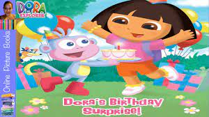 Try our dedicated shopping experience. Dora The Explorer Dora S Birthday Surprise Book Online Picture Books Online Kids Books Youtube