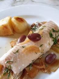 haddock with fennel olives and lemon
