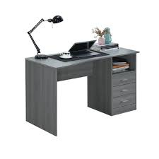 Writing desks, with drawers for minimal storage, are easy to place anywhere and are perfect for your laptop. Techni Mobili 52 In Rectangular Gray 3 Drawer Computer Desk With Built In Storage Rta 8404 Gry The Home Depot