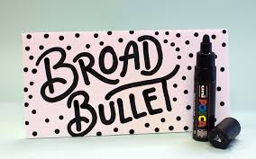 Mark in vivid color on practically any surface! Posca Paint Marker Broad Bullet Pc 7m