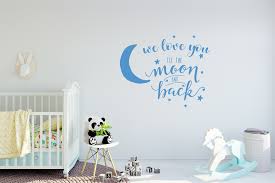 To The Moon And Back Grafix Wall Art