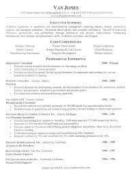 Project Manager Resume Sample Project Management Example Resumes