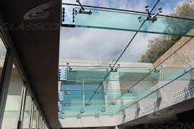 Structural Glass Roof With Glass Fins