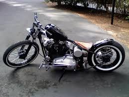 harley davidson flat bar bobber motorcycle