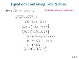 Math 20 1 Chapter 5 Radical Expressions And