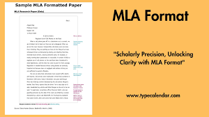 free printable mla format templates