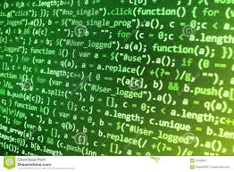 Programming Coding Source Code Screen Stock Image Image