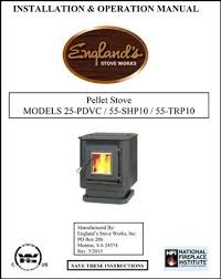 Pellet stove quick comparison table. Englander Pellet Stove Instruction Manual