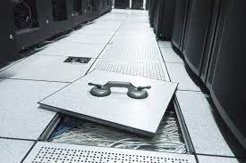 data center floor tiles raised
