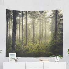 Spiritual Forest Tapestry Magical Woods