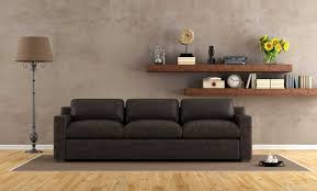 decorate with brown furniture gray walls