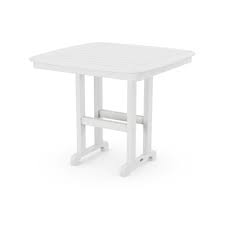 counter table 37 inch square recycled