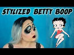 stylized betty boop makeup