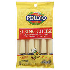 polly o mozzarella string cheese