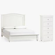 Add black accent chairs to your cream bed and dresser for a modern look. White Distressed Bedroom Furniture Pottery Barn Teen