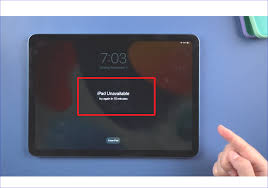 how to byp the ipad unavailable