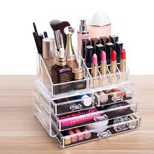acrylic cosmetic organizer 4 drawer