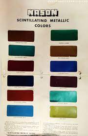 1952 Scintillating Custom Colors