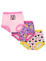 Minnie Mouse 3 Pack Training Pants Chart Set By Disney In Assorted And Pink Multi